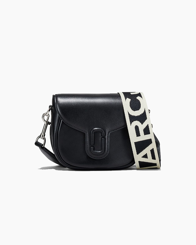 Сумка Marc Jacobs Covered J Marc Small Saddle Bag, через плече шкіра чорний 20x7х16 см 2S3HMS003H03001