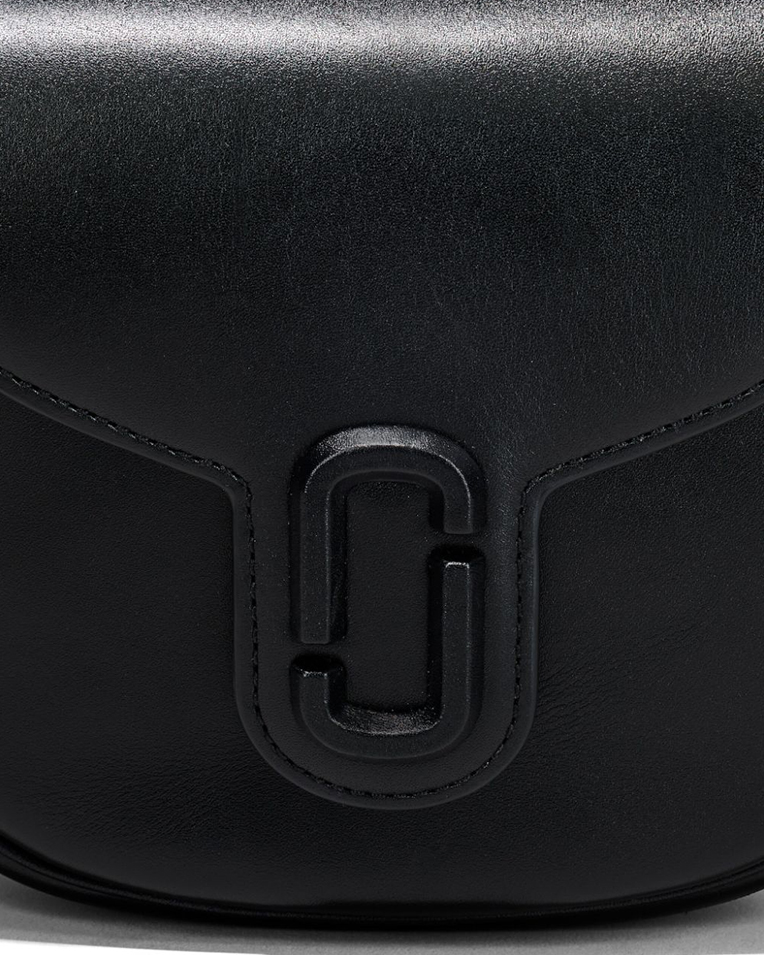 Сумка Marc Jacobs The Covered J Marc Small Saddle Bag, через плечо кожа черный 20x7х16 см 2S3HMS003H03001