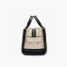 Сумка Marc Jacobs The Colorblock Leather Micro Tote Bag, тоут кожа белый с черным 18x10х15 см 2S4HCR065H02 112