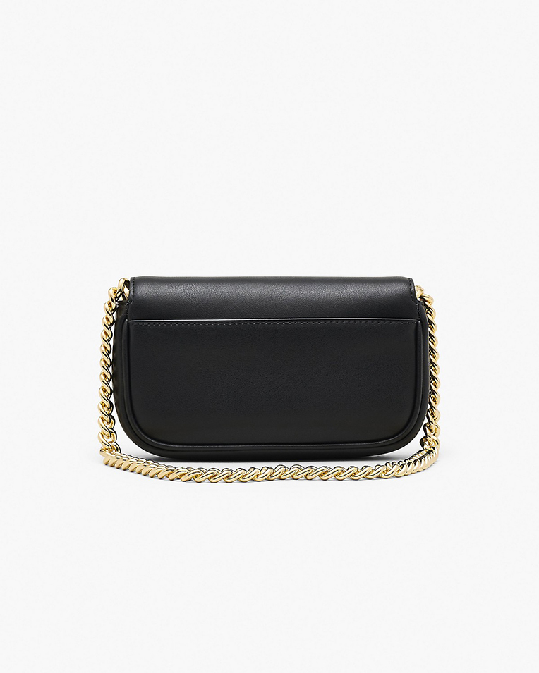 Сумка Marc Jacobs The J Marc Mini Shoulder Bag, через плечо гладкая кожа черный 19x4х11 см 2S4HCR089H02001