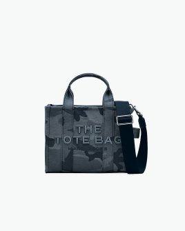 Сумка Marc Jacobs Camo Jacquard Canvas Small Tote Bag, тоут жакард синій маленька 26x13х21 см 2S4HTT003H03401