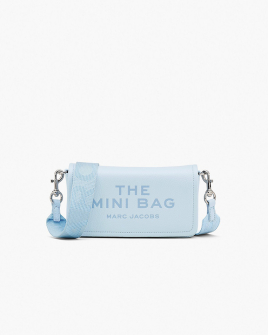 Сумка Marc Jacobs Leather Mini Bag, зерниста шкіра блакитний 20x4х12 см 2S4SMN080S0202465