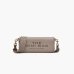 Сумка Marc Jacobs The Leather Mini Bag, зернистая кожа серо бежевый 20x4х12 см 2S4SMN080S02055