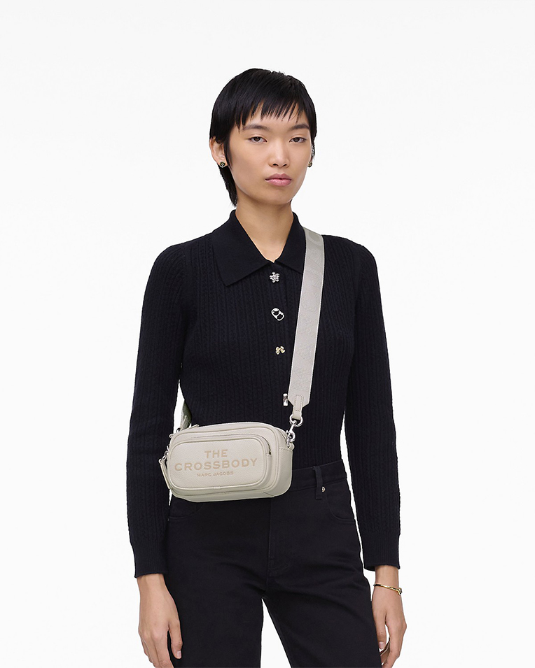 Сумка Marc Jacobs The Crossbody через плечо зернистая кожа белый 12x6х20 см 2S5HCR002H02 137