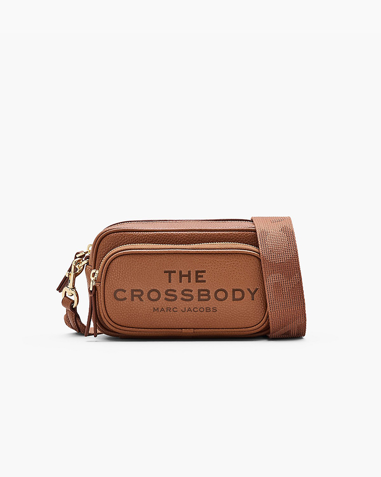 Сумка Marc Jacobs The Crossbody через плечо зернистая кожа карамель 12x6х20 см 2S5HCR002H02 212