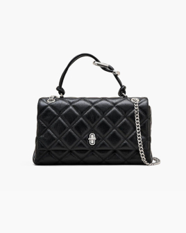 Сумка Marc Jacobs The Quilted Dual Convertible Shoulder Bag через плече чорна шкіра стьобана 18x18х35 см 2S5HCR007H02 001 Сумка Marc Jacobs The Quilted Dual Convertible Shoulder Bag через плече чорна шкіра стьобана 18x18х35 см 2S5HCR007H02 001