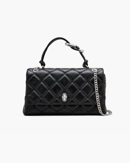 Сумка Marc Jacobs The Quilted Dual Convertible Shoulder Bag через плече чорна шкіра стьобана 18x18х35 см 2S5HCR007H02 001 Сумка Marc Jacobs The Quilted Dual Convertible Shoulder Bag через плече чорна шкіра стьобана 18x18х35 см 2S5HCR007H02 001
