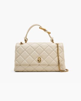 Сумка Marc Jacobs The Quilted Dual Convertible Shoulder Bag через плече шкіра біла 18x18х35 см 2S5HCR007H02 123 Сумка Marc Jacobs The Quilted Dual Convertible Shoulder Bag через плече шкіра біла 18x18х35 см 2S5HCR007H02 123