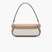 Сумка Marc Jacobs The Colorblock Large Clover Shoulder Bag через плечо гладкая кожа бежевый и белый 15x8х26 см 2S5HSH022H02 233