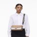 Сумка Marc Jacobs The Colorblock Large Clover Shoulder Bag через плечо гладкая кожа бежевый и белый 15x8х26 см 2S5HSH022H02 233