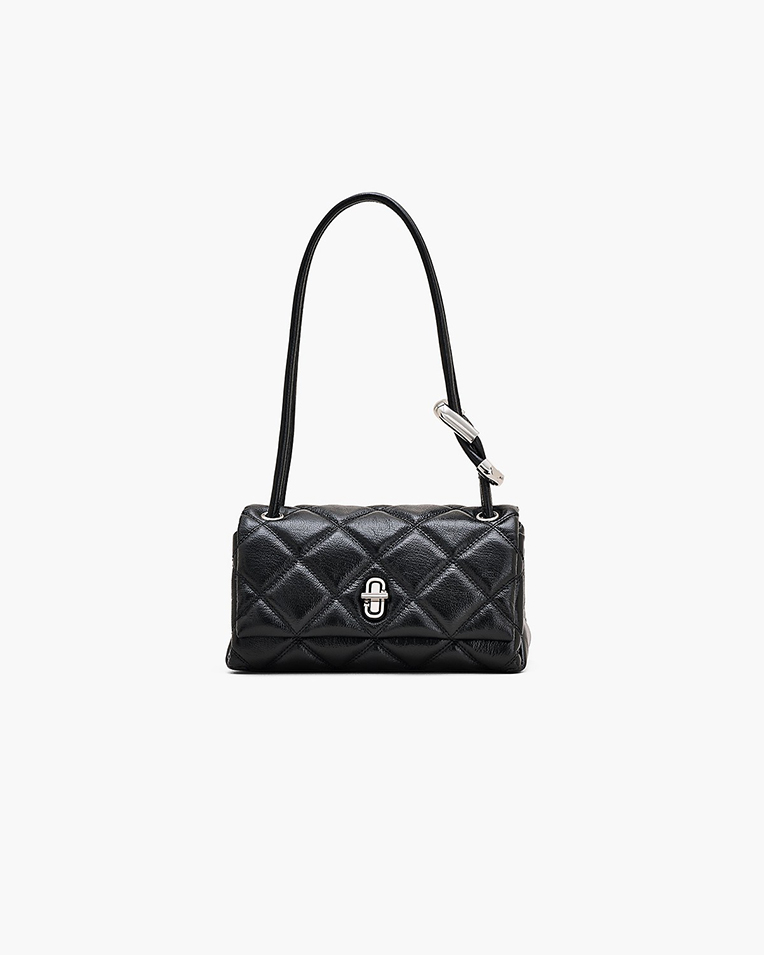 Сумка Marc Jacobs The Quilted Mini Dual Shoulder Bag через плечо стеганая кожа черный 11x11х22 см 2S5HSH023H02 001