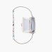 Сумка жіноча Marc Jacobs The Sticker Clover Shoulder Bag у зернистій шкірі білий з нашивками 2S5HSH027H02 101