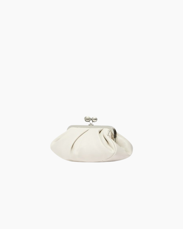 Сумка Max Mara Pasticcino Bag small, клатч в коже наппа бежевый 19x10x15 см 5516074406015