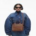 Сумка Marc Jacobs The Leather Small Tote Bag, тоут зернистая кожа карамель 26x13х21 см H009L01SP21-212