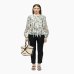 Сумка Just Cavalli Knot Tote Bag через плече с черныіми деталями бежевый 45x16х30 см 80RA4BR2ZSE02
