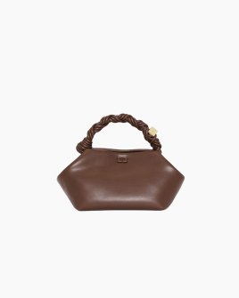 Сумка Ganni Bou Bag small коричневый 28х14х17 см A5906 Сумка Ganni Bou Bag small коричневый 28х14х17 см A5906