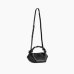 Сумка Ganni Croc Patent Bou Bucket mini черный 25x11х11,5 см A6089