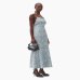 Сумка Ganni Croc Patent Bou Bucket mini черный 25x11х11,5 см A6089