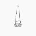 Сумка Ganni croc patent Bou Bucket серебро 25x11х11,5 см A6595