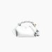Сумка Ganni Bou Bag small срібляста 28х14х17 см A6609