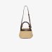 Сумка Ganni Bou Bucket Bag Raffia рафия коричневый 18x13х18,5 см A6611