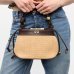 Сумка Ganni Bou Bucket Bag Raffia рафия коричневый 18x13х18,5 см A6611