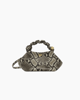 Сумка Ganni Bou Bag small шоппер анималистическим принтом 28х14х17 см A6758