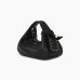 Сумка Ganni Small Mini Hobo bag чорний хабо 24,5x12х24 см A6976