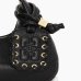 Сумка Ganni Small Mini Hobo bag чорний хабо 24,5x12х24 см A6976