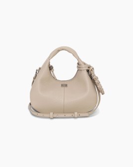 Сумка Ganni Small Mini Hobo bag сірий хабо 24,5x12х24 см A6978