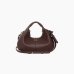 Сумка Ganni Small Mini Hobo bag хабо коричневый 24,5x12х24 см A7102
