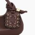 Сумка Ganni Small Mini Hobo bag хабо коричневый 24,5x12х24 см A7102