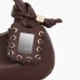 Сумка Ganni Small Mini Hobo bag хабо коричневый 24,5x12х24 см A7102