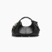 Сумка Ganni Mini Hobo Bag Studs хабо чёрная с застёжками 24x13х19 см B2070100
