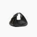 Сумка Ganni Mini Hobo Bag Studs хабо чёрная с застёжками 24x13х19 см B2070100