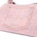Сумка Ganni Bou Bag small тоут бавовна рожевий 29х14 см B2100044 