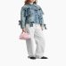 Сумка Ganni Bou Bag small тоут бавовна рожевий 29х14 см B2100044 