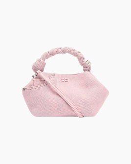 Сумка Ganni Bou Bag small тоут хлопок розовый 29х14 см B2100044 Сумка Ganni Bou Bag small тоут хлопок розовый 29х14 см B2100044