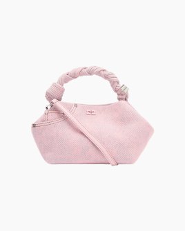 Сумка Ganni Bou Bag small тоут хлопок розовый 29х14 см B2100044 Сумка Ganni Bou Bag small тоут хлопок розовый 29х14 см B2100044