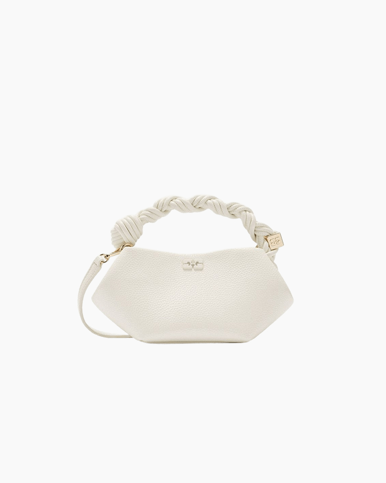 Сумка Ganni Bou Bag mini білий 25х11х11.5 см B2100139