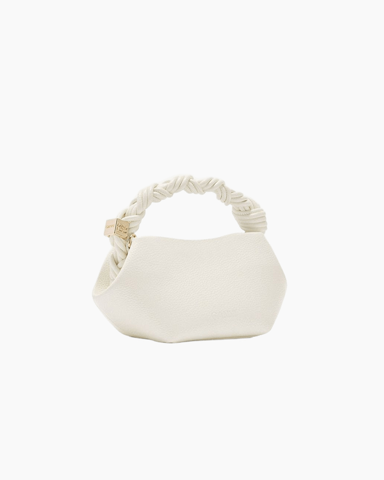 Сумка Ganni Bou Bag mini білий 25х11х11.5 см B2100139