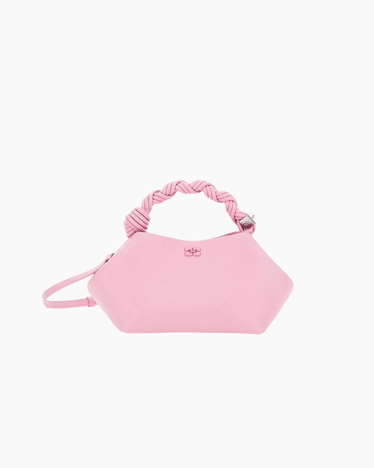 Сумка Ganni Bou Bag mini рожевий 25х12х13 см C2100013