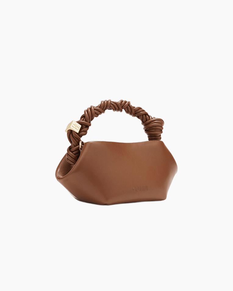 Сумка Ganni Bou Bag mini коричневий 25х12х13 см C2100035
