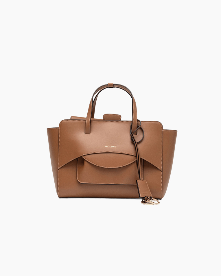 Сумка жіноча Hidesins shoulder bag FLAP M через плече шкіра коричневий 34×21×12 см FL12TRCRM