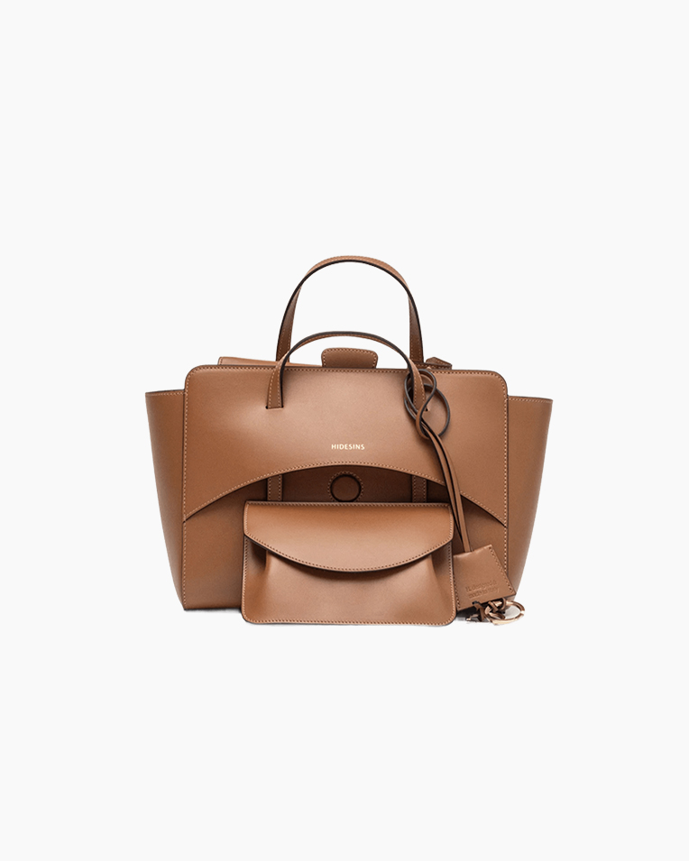 Сумка жіноча Hidesins shoulder bag FLAP M через плече шкіра коричневий 34×21×12 см FL12TRCRM