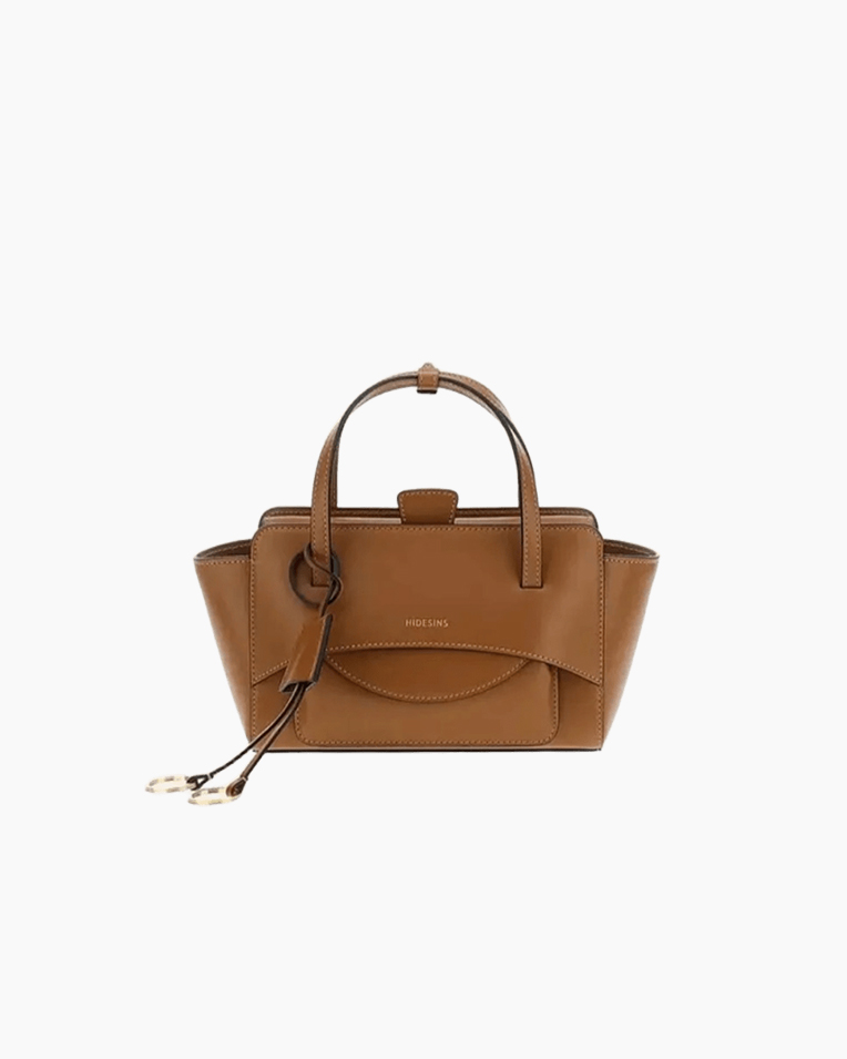 Сумка жіноча Hidesins crossbody bag FLAP XS через плече шкіра коричневий 19х8х11 см FL14TRCRM