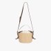 Сумка жіноча Gaëlle Paris mini bucket через плече бежева текстиль 20x10х20 см GAACW03136
