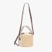 Сумка женская Gaëlle Paris mini bucket через плече текстиль бежевая 20x10х20 см GAACW03136