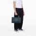 Сумка Marc Jacobs The Leather Medium Tote Bag, тоут зернистая кожа синяий 34x15х27 см H004L01PF21 426