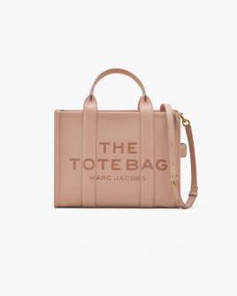 Сумка Marc Jacobs Leather Medium Tote Bag, тоут зерниста шкіра рожевий 34x15х27 см H004L01PF21 624